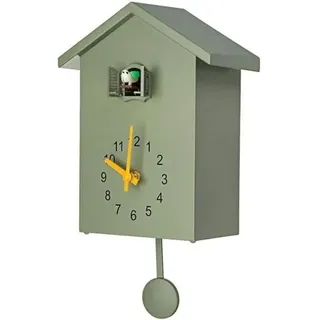 Skandinavische Wanduhr, Kuckuck Im Fenster, Kleine Vogeluhr Für Den Hausgebrauch.