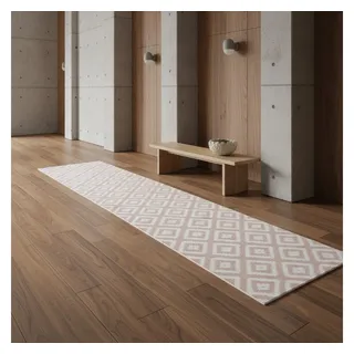 KADIMA DESIGN Teppich INN Küche Küchenläufer Teppichläufer Flur Waschbar Bettvorleger, Läufer, Höhe: 8 mm, Pink, 80x300 cm, Strapazierfähig Fußbodenheizung Waschbar rosa Läufer | 80 cm x 300 cm x 8 mm