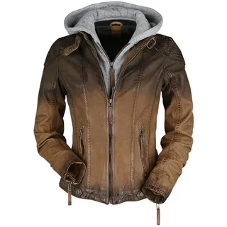 Mauritius Lederjacke braun S 100% Leder Basics - S