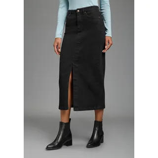 Arizona Jeansrock Damen Schwarz 18