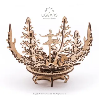 None 3D Holzpuzzle Spieluhr-Blume uGEARS