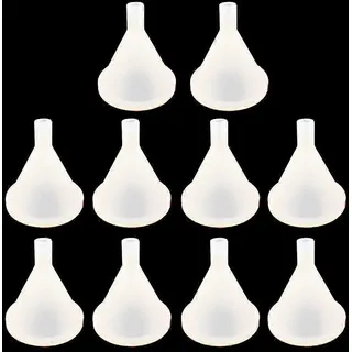 10 Stück Kleine Silikon-trichter Für Parfümfläschchen, Mini-flüssigkeitstrichter Für Öle, Labore