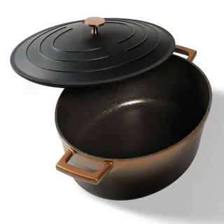Stoneline Gourmet, Roségold, Metall, Kochen, Töpfe, Bräter