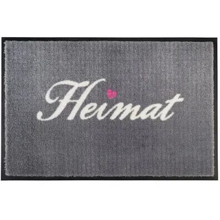 Gift Company Fußmatte/Schmutzfangmatte waschbar, Heimat, grau