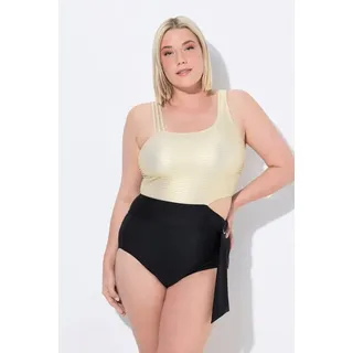 Ulla Popken Badeanzug Damen Schwarz 50