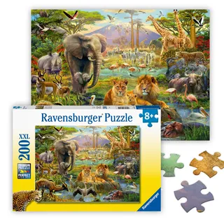 Ravensburger Kinderpuzzle 200 XXL Teile - Tiere in der Savanne