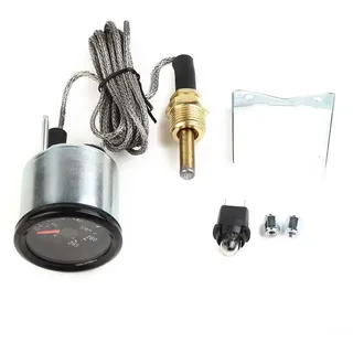 52mm Zeiger Mechanischer Wassertemperaturmesser Temperaturanzeige für die meisten 12V Fahrzeuge