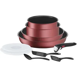 Tefal INGENIO DAILY CHEF Kupferset, 10-teilig, Kochgeschirr-Set - Schwarz/Kupfer