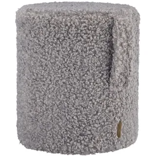 BLOMUS Hocker Teddy Polyester Ø 35 x 40 cm Grau