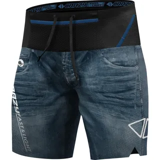 Crazy Short Flash print light jeans (X015) L