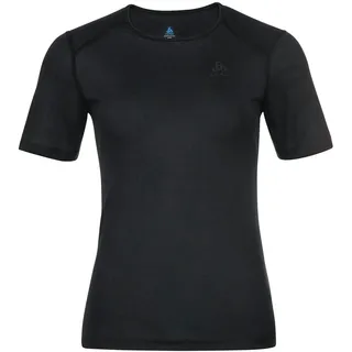 Odlo Thermounterwäsche für Damen Active Warm | Schwarz | Größe M | Kurzarm Thermoshirt | Warme Skiunterwäsche in Schwarz