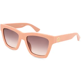 Gucci GG1714S Damen-Sonnenbrille Vollrand Cat Eye Kunststoff-Gestell, pink