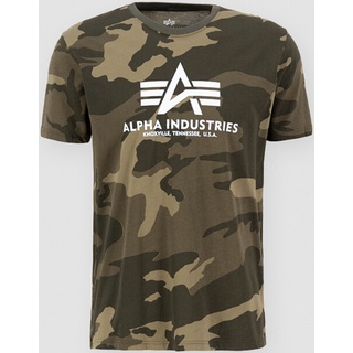 Alpha Industries Basic Camo T-Shirt, grün, Größe M