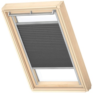 VELUX Original Dachfenster Plissee für PK06, Graphit, mit Grauer Führungsschiene