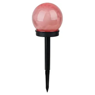 6er-Set Solar-/Dekoerdspieß "AURA" H: 34cm, Lampe für den Außenbereich im Modern-Style, aus Kunststoff in multicolor, 34 cm hoch, Ø 10 cm, Diod... - Bunt