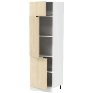 VCM Hochschrank Fasola 60 x 57 x 207 cm Braun