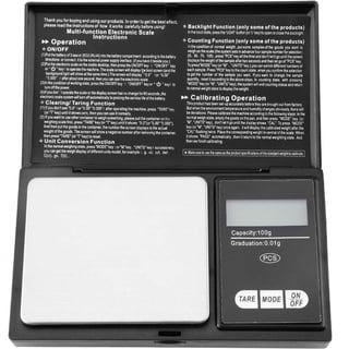Digitale Taschenwaage, Mini Portable High Precision Smart-Waage Mit LED-Anzeige für Schmuck Drogenkaffee Kochen(100g/0.01g)