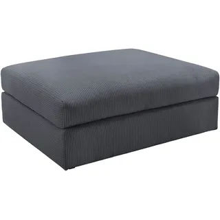 OTTO home Polsterhocker Soft&Cosy XL 101 x 52 x 97 cm Grau