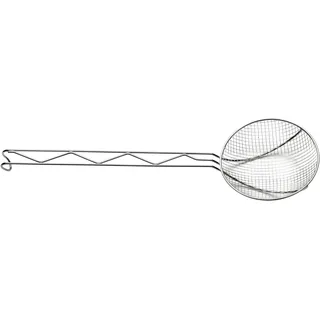 Schaumlöffel PINTINOX "Professional", silber (edelstahlfarben), Ø:20cm, Edelstahl 18/10, Kochlöffel, mit Netz, Edelstahl 18/10