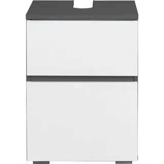 Home affaire Waschbeckenunterschrank Wisla Siphonausschnitt, Breite 40 cm, Höhe 55 cm grau