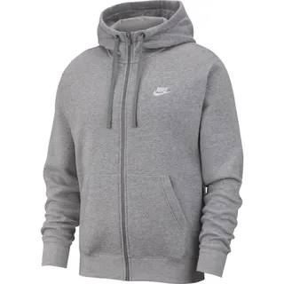 Nike Sportswear Club Fleece Kapuzenjacke dark grey heather/white XL