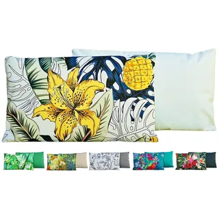 JACK Dekokissen Outdoor Lounge Kissen 30x50cm Motiv inkl. Füllung, mit Lotus-Effekt, Robust, Strapazierfähig, für Innen & Außen geeignet