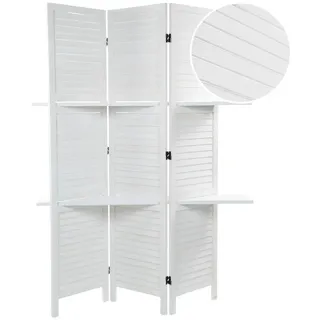DESIGN DELIGHTS RAUMTEILER weiß Holz, Rechteckig, 120x170x22 cm, Wohnzimmer, Raumteiler | Paravents, Paravents