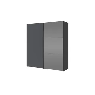 Dreamer eXpress Schwebetürenschrank Dreamer 202,5 x 220 x 65 cm Schwarz