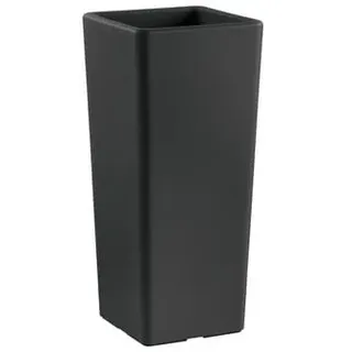 Veca Kunststoff-Vase Clou inkl. Pflanzeinsatz, konisch, anthrazit