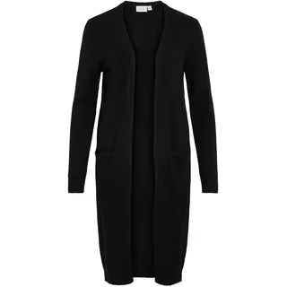 VILA VIRIL Long L/S Knit Cardigan Schwarz XXL