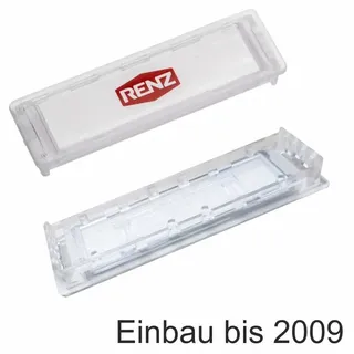 10 Stück RENZ Namensschild 92 klar 75x22mm RENZ Nummer 97-9-82016 07-112