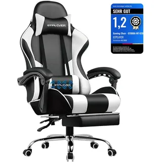 GTPLAYER Kunstleder Weiß