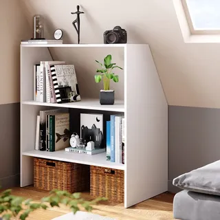 Vicco Bücherregal 90 x 100 x 50 cm Weiß