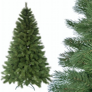 SMEREKA Künstlicher Weihnachtsbaum 150cm - 100% Spritzguss Weihnachtsbaum Made in EU - Künstlicher Tannenbaum mit Ständer Metall - Christbaum Künstlich wie Echt Christmas Tree (150 cm)