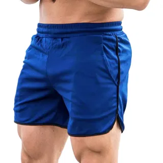 ERYUE Atmungsaktiv-Männer Fitness Shorts Schnelltrocknende Turnhose Beach Shorts Sommer Lounging Sport Workout Laufen Kurze Hosen mit Taschen