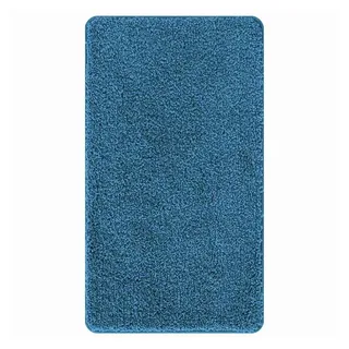 vidaXL Badteppich Blau 70 x 120 cm