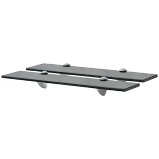 vidaXL Wandregal 50 x 20 cm Schwarz