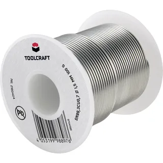 TOOLCRAFT Lötzinn, bleifrei Sn99,3Cu0,7 100g (Ø) 1.5mm
