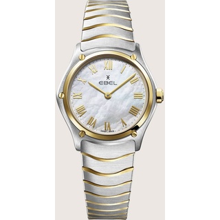 Ebel 1216539 Damen-Armbanduhr, Gold / Edelstahl-Gehäuse, Metall-Armband