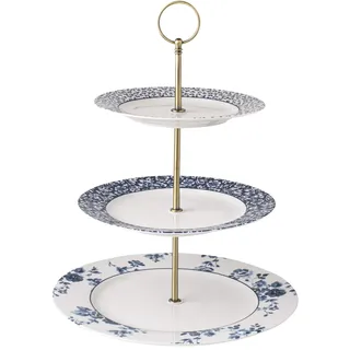 Laura Ashley Blueprint Collectables Giftset Etagere 3-Laags Porzellan