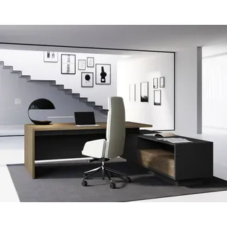 Chef Möbel Schreibtisch mit intg. Sideboard Lewo