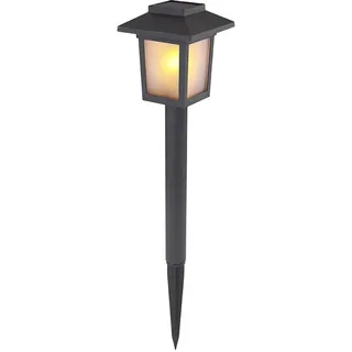 GLOBO Solarleuchte Kunststoff 37,0 cm 3Stk. schwarz