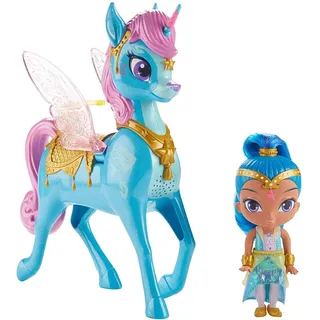 Shimmer & Shine Puppe mit Zahracorn-Figur, 35 Lieder, Geräusche und Sprüche