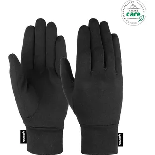 Reusch Merino Wool Conductive Innenhandschuhe Schwarz 7