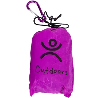 Outdoors Fun Stranddecke Campingdecke Strandmatte Picknickdecke, Wasserdicht, Sanddicht, 150х140 cm, 240 g. Ultraleicht & Kompakt für Strand, Picknick, Camping, Wandern (Violett/Grau)