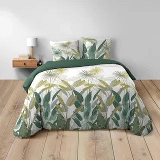 Douceur d'Intérieur, 3-teiliges Bettwäsche-Set (240 x 220 cm) Otika, 100% Baumwolle