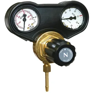 Druckminderer - 2 Manometer (30 l/min) - Frankreich