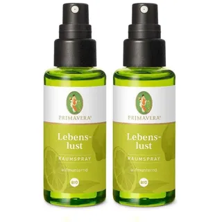 Lebenslust Raumspray Bio 2x 2x50 ml Ätherisches Öl