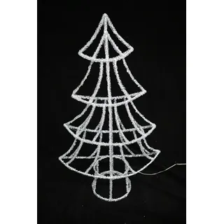 Tarrington House Acryl-Weihnachtsbaum, Metall/ PVC/ Kupfer, 18 x 44 x 71 cm, 50 LED, 1.4 W, warmweiß