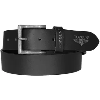 Top Gun Ledergürtel Damengürtel/Herrengürtel schwarz 115